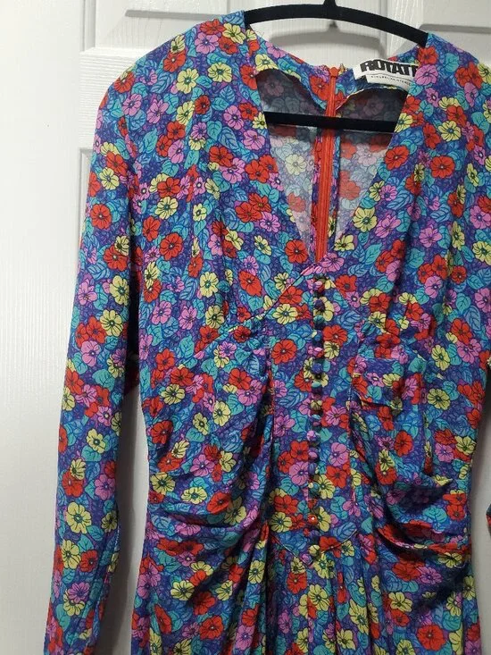 Rotate Birger Christensen Heather Floral Midi Dress | 10 - Picture 8 of 8